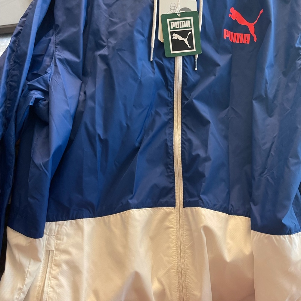 Brand new men’s puma raincoat shell